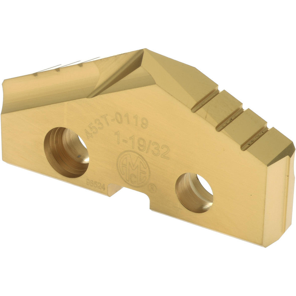 Allied Machine and Engineering 453T-0119 Spade Drill Insert 1-19/32" Dia, Seat Size 3, Cobalt, 132 deg Point