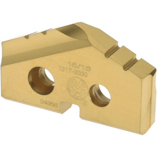 Allied Machine and Engineering 131T-0030 Spade Drill Insert 15/16" Dia, Seat Size 1, High Speed Steel, 132 deg Point
