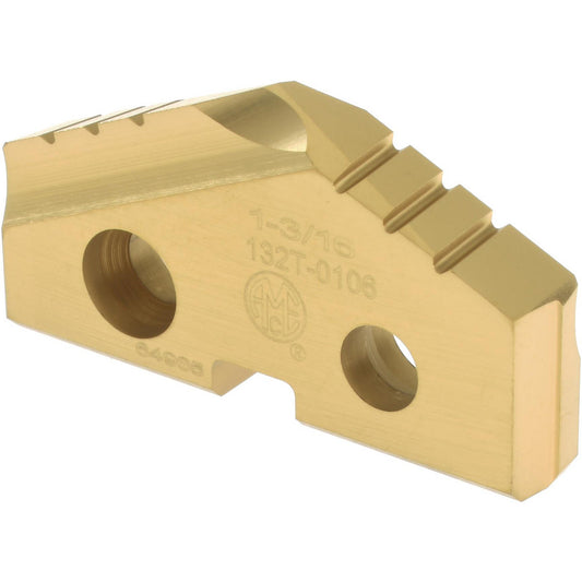 Allied Machine and Engineering 132T-0106 Spade Drill Insert 1-3/16" Dia, Seat Size 2, High Speed Steel, 132 deg Point