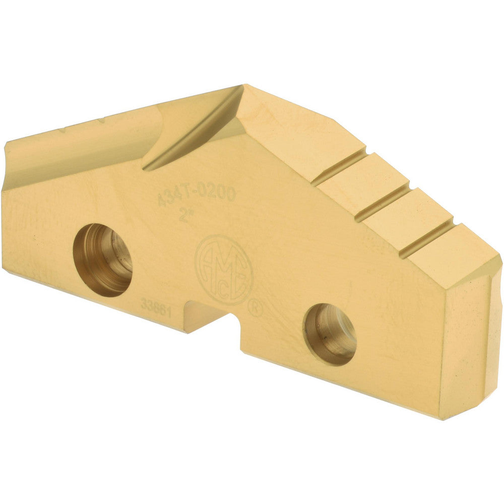 Allied Machine and Engineering 434T-0200 Spade Drill Insert 2" Dia, Seat Size 4, High Speed Steel, 132 deg Point
