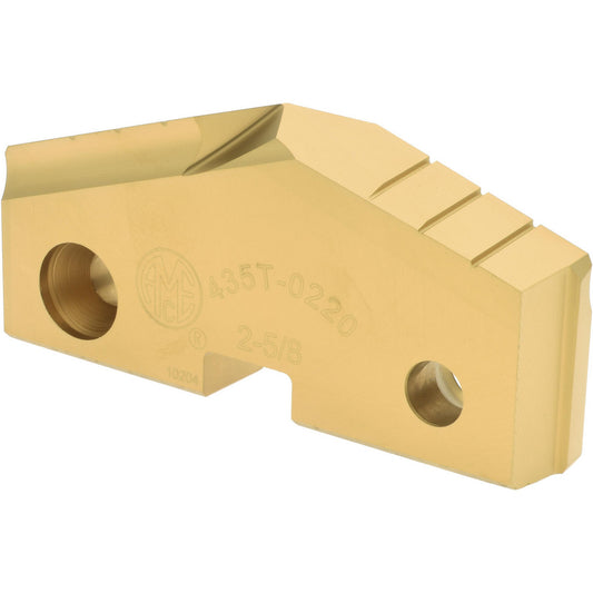Allied Machine and Engineering 435T-0220 Spade Drill Insert 2-5/8" Dia, Seat Size 5, High Speed Steel, 144 deg Point