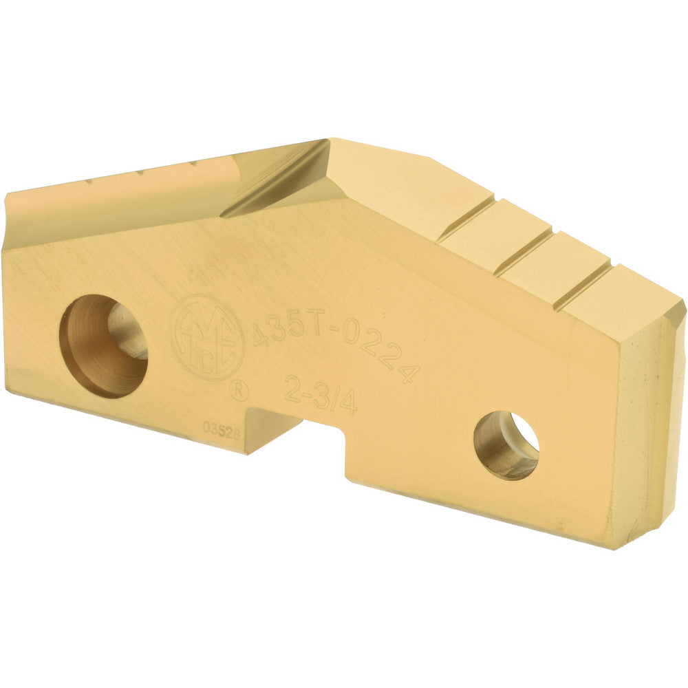 Allied Machine and Engineering 435T-0224 Spade Drill Insert 2-3/4" Dia, Seat Size 5, High Speed Steel, 144 deg Point