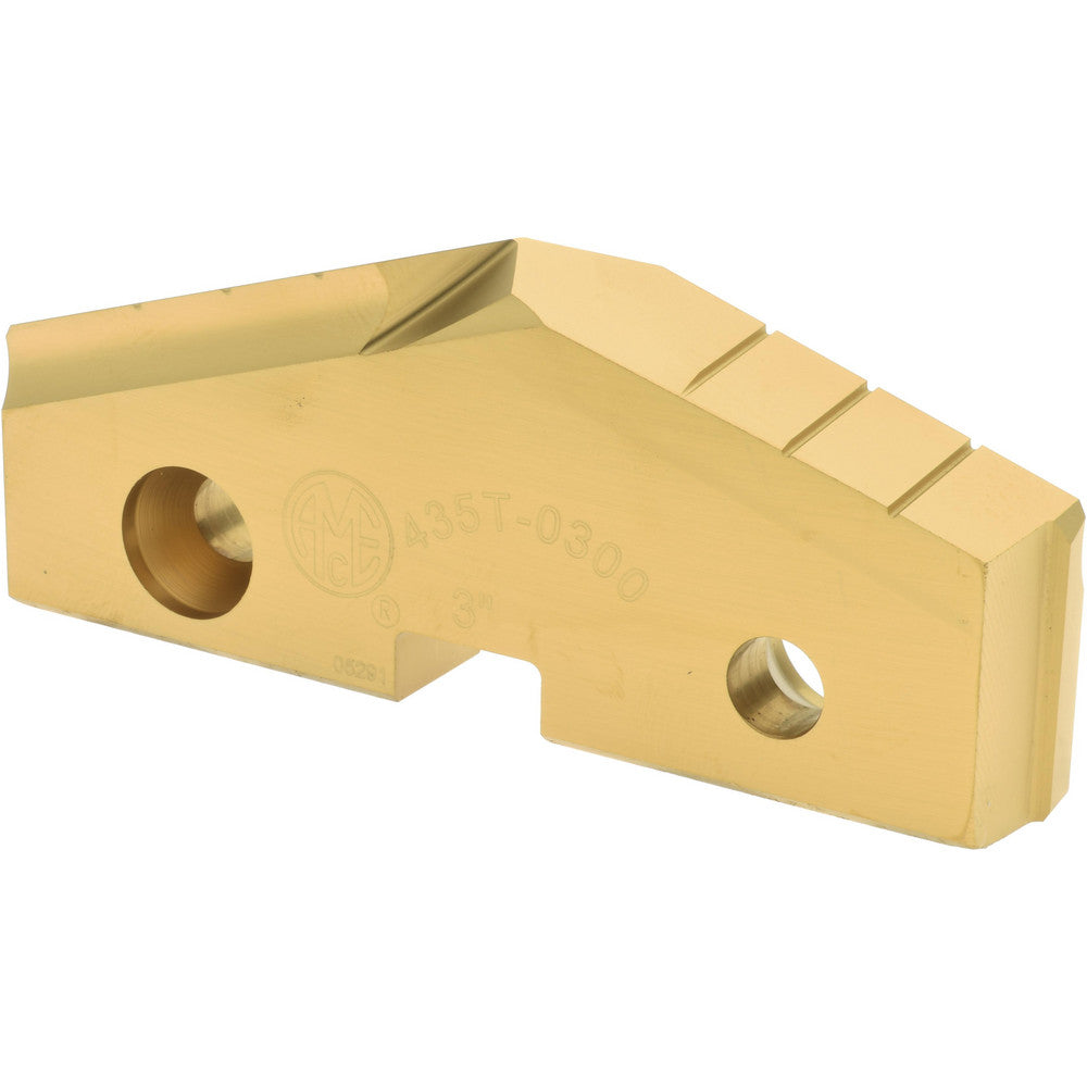 Allied Machine and Engineering 435T-0300 Spade Drill Insert 3" Dia, Seat Size 5, High Speed Steel, 144 deg Point