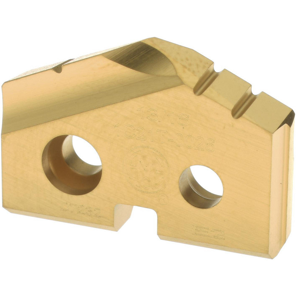 Allied Machine and Engineering 1C21T-0026 Spade Drill Insert 13/16" Dia, Seat Size 1, Carbide, 132 deg Point