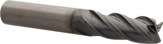 OSG HP441-3750 Square End Mill 3/8" Dia, 1" LOC, 4 Flutes, Solid Carbide