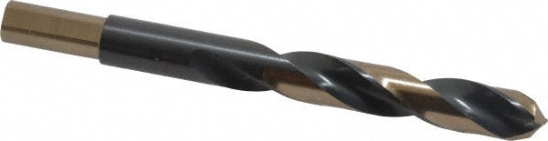 Triumph Twist Drill 092628 Reduced Shank Drill Bit 7/16'' Dia, 3/8'' Shank Dia, 135 °, High Speed Steel