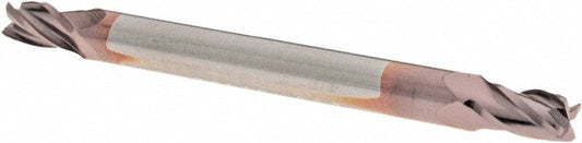 Kyocera SGS Precision Tools 39611 Square End Mill 7/64" Dia, 3/16" LOC, 4 Flute, Solid Carbide