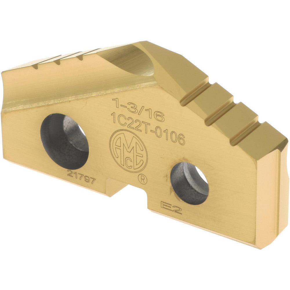 Allied Machine and Engineering 1C22T-0106 Spade Drill Insert 1-3/16" Dia, Seat Size 2, Carbide, 132 deg Point