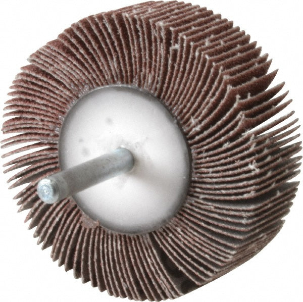 ARC Abrasives 11390 Mounted Flap Wheel 3" Dia, 1" Face Width, 60 Grit, Aluminum Oxide