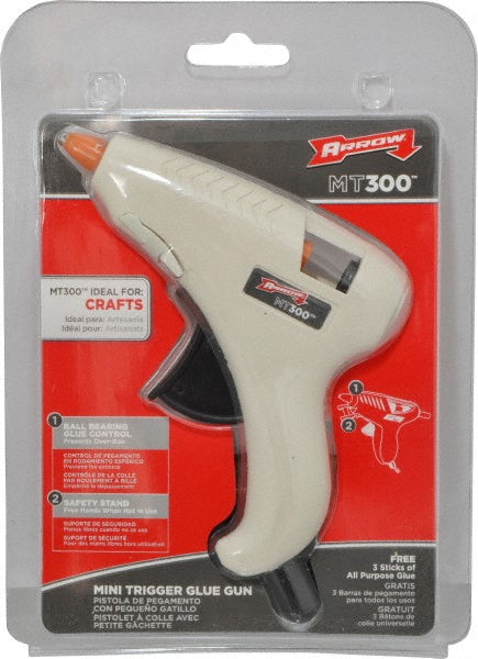 Arrow MT300 Hot Melt Glue Gun Electric, Black & White