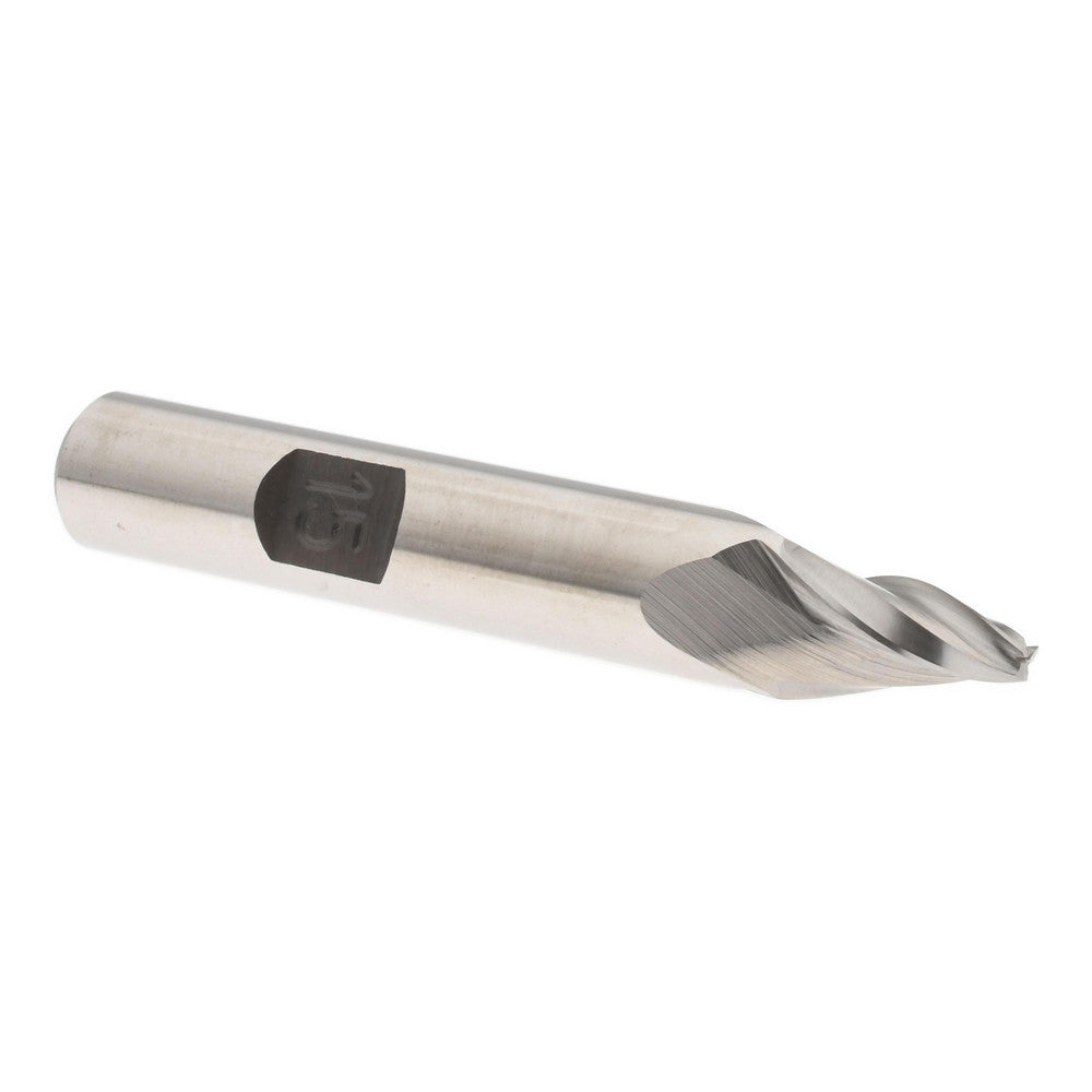 Award Cutter Co., Inc. V-102 Tapered End Mill 15 deg Angle per Side, 3/32" Small Dia, 1/2" LOC, 3 Flute, High Speed Steel, Square End