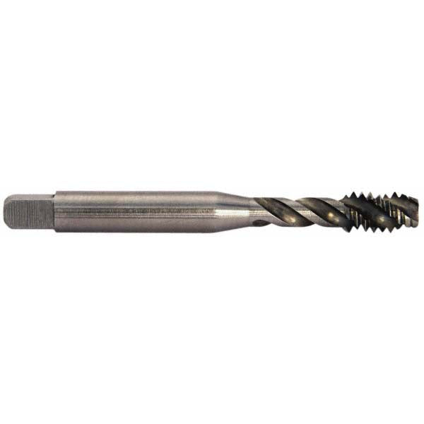 Balax 40095-010 Spiral Flute Tap 1/4-28, UNF, 3 Flute, Modified Bottoming Chamfer, Powdered Metal, Bright/Uncoated Finish