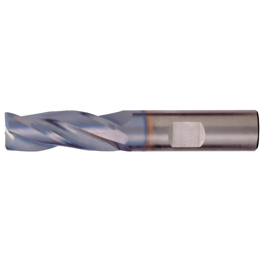 Greenfield Ind B05009 Corner Radius End Mill 3/16" Dia, 5/16" LOC, 0.0100" Radius, 3 Flute, Solid Carbide