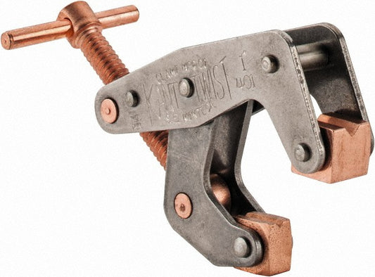 Kant Twist K010T 350 Lb, 1" Max Opening, 1/2" Open Throat Depth, 1/2" Closed Throat Depth, Cantilever Clamp