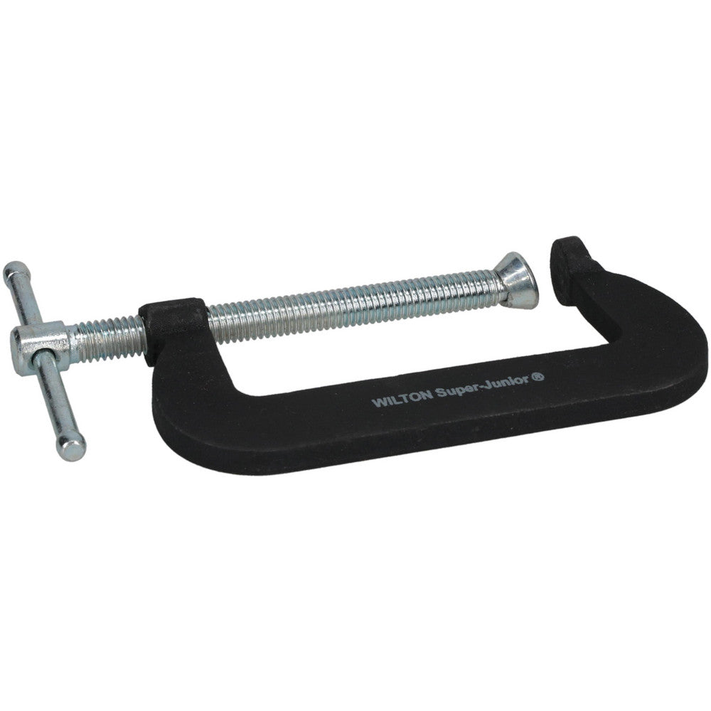 Wilton 21306 C-Clamp 3" Max Opening, 1-3/8" Throat Depth, Light-Duty, Forged Steel Body, Steel Anvil