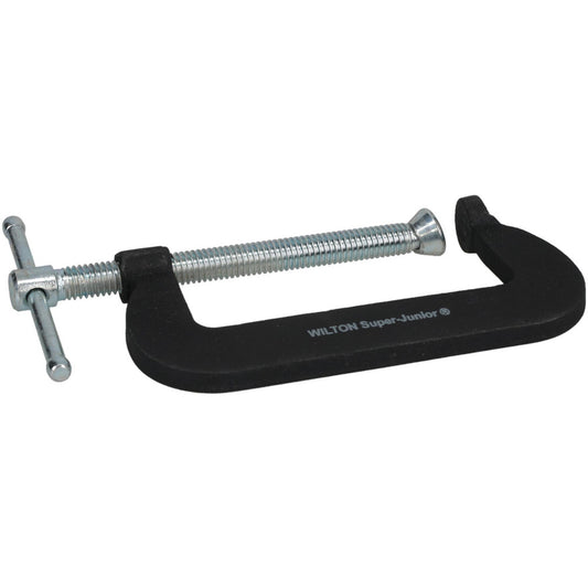 Wilton 21306 C-Clamp 3" Max Opening, 1-3/8" Throat Depth, Light-Duty, Forged Steel Body, Steel Anvil