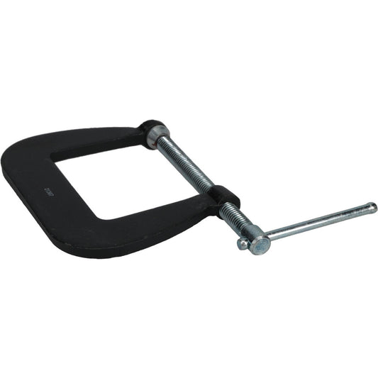 Wilton 21307 C-Clamp 2-1/2" Max Opening, 2-1/2" Throat Depth, Light-Duty, Forged Steel Body, Steel Anvil