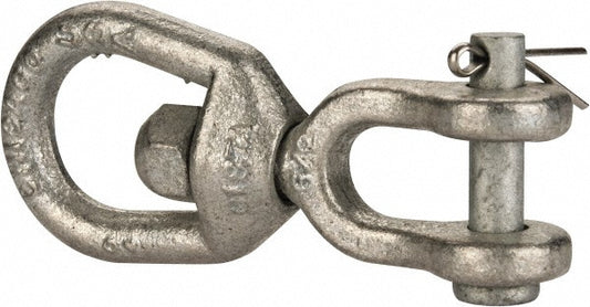 Chicago Hardware & Fixture 21610-4 1, 250 Lbs. Load Limit, 3-3/4" Long x 5/16" Dia Jaw Eye Swivel