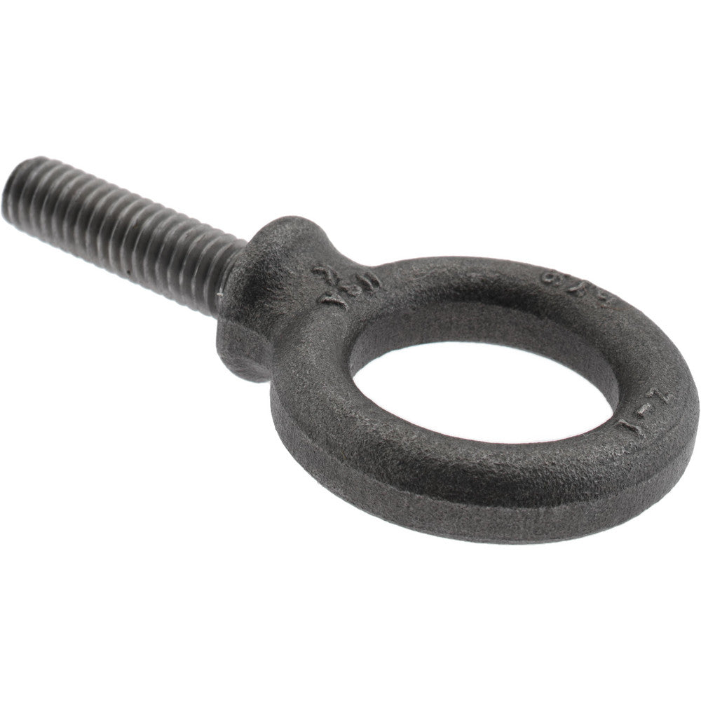 Cleveland-City Forge Inc 14621 Fixed Lifting Eye Bolt With Shoulder, 850 lb Capacity, 5/16-18 Thread, Grade 1030 Steel