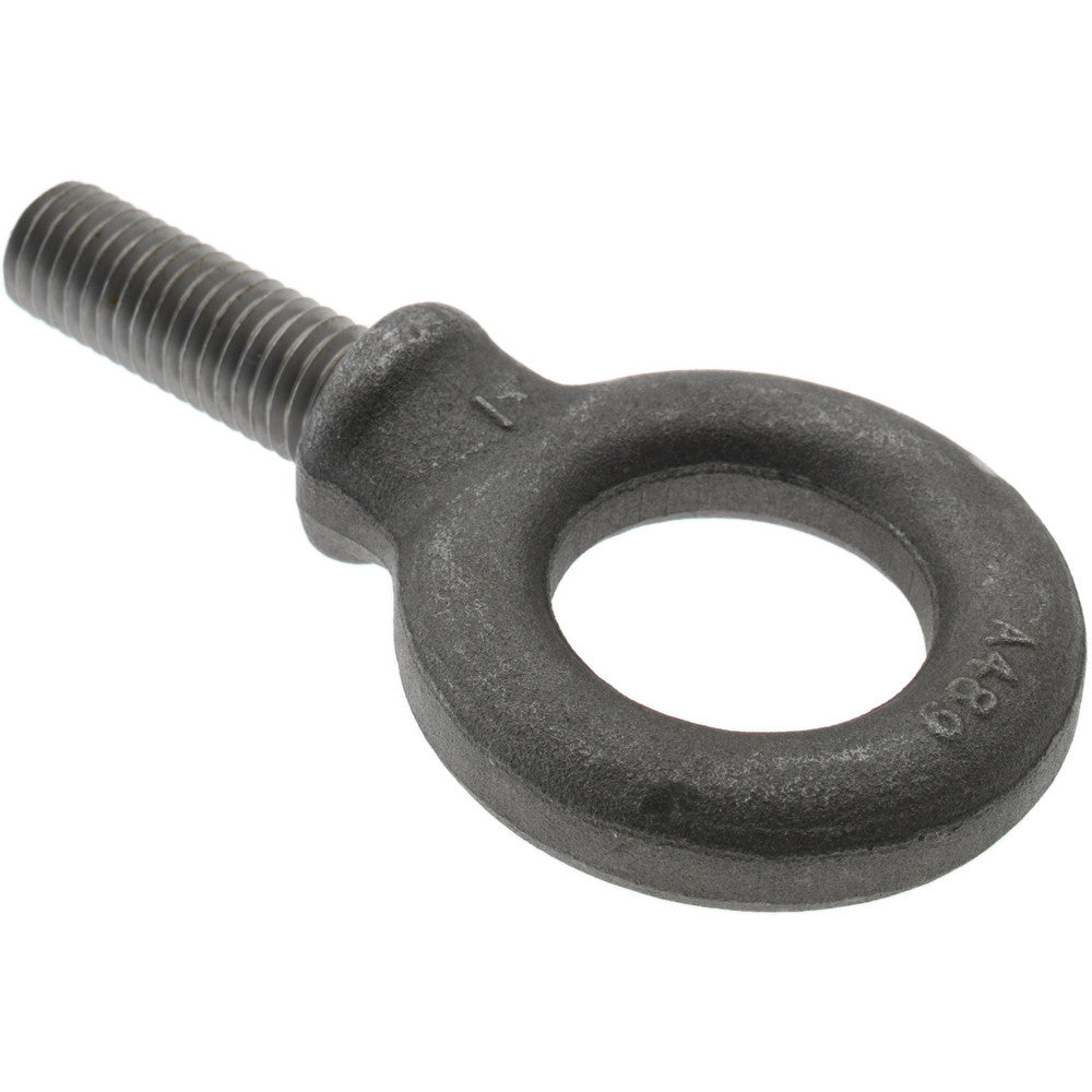 Cleveland-City Forge Inc 14650 Fixed Lifting Eye Bolt With Shoulder, 3,200 lb Capacity, 9/16-12 Thread, Grade 1030 Steel
