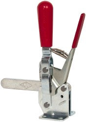 De-Sta-Co 210-SR Manual Hold-Down Toggle Clamp Vertical, 750 lb Capacity, Solid Bar, Flanged Base