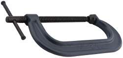 Wilton 14756 C-Clamp 6" Max Opening, 2-15/16" Throat Depth, Regular-Duty, Forged Steel Body