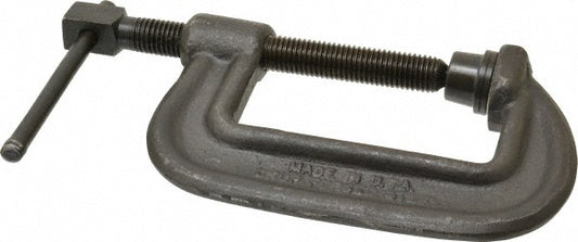 Wilton 14142 C-Clamp 4" Max Opening, 2-1/4" Throat Depth, Forged Steel