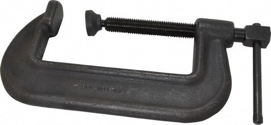 Wilton 14156 C-Clamp 6" Max Opening, 2-1/2" Throat Depth, Forged Steel