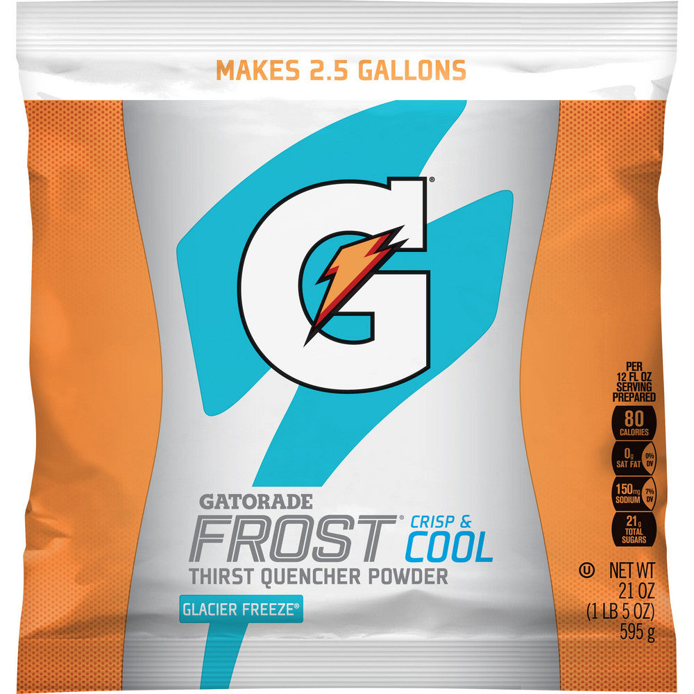 Gatorade 33677 Activity Drink 21 oz, Packet, Glacier Freeze, Powder, Yields 2.5 gal