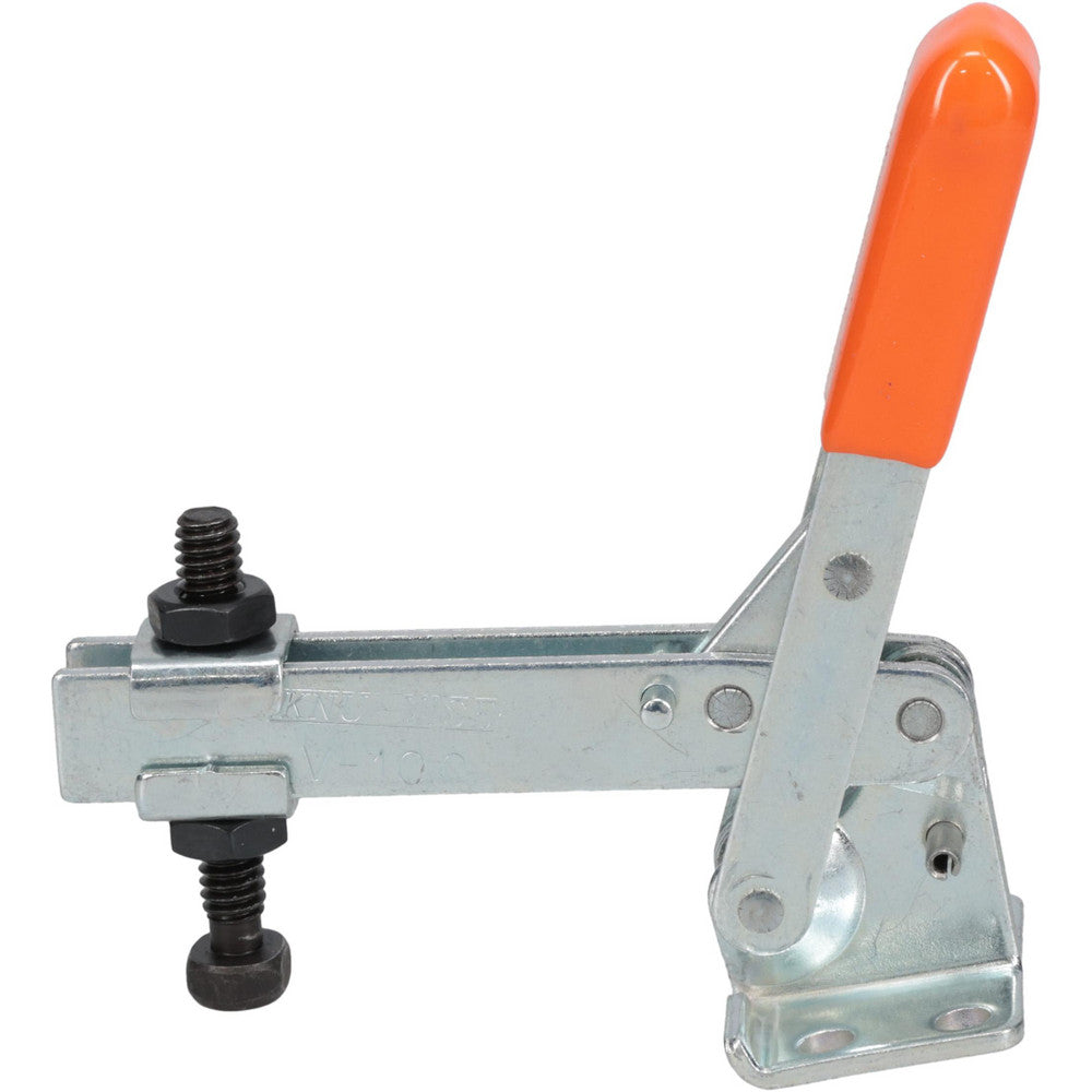 Lapeer V-100 Manual Hold-Down Toggle Clamp Vertical, 100.00 lb Capacity, U-Bar, Flanged Base