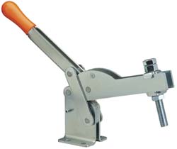 Lapeer V-1200 Manual Hold-Down Toggle Clamp Vertical, 1,200 lb Capacity, U-Bar, Flanged Base