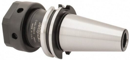 Parlec C40-10SC3 Collet Chuck 0.031 to 1" Capacity, Single Angle Collet, Taper Shank