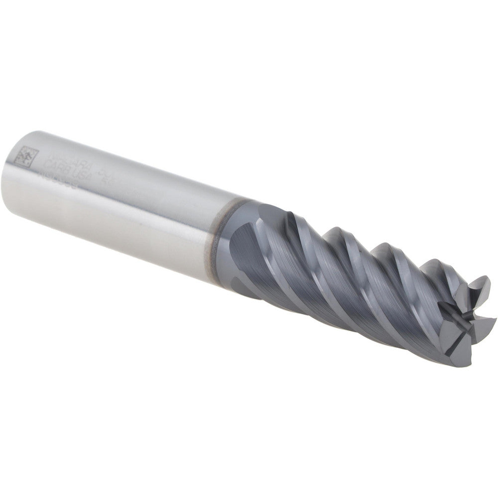 Seco 17007011 Corner Radius End Mill 1/2" Dia, 1-1/4" LOC, 0.0150" Radius, 5 Flute, Solid Carbide