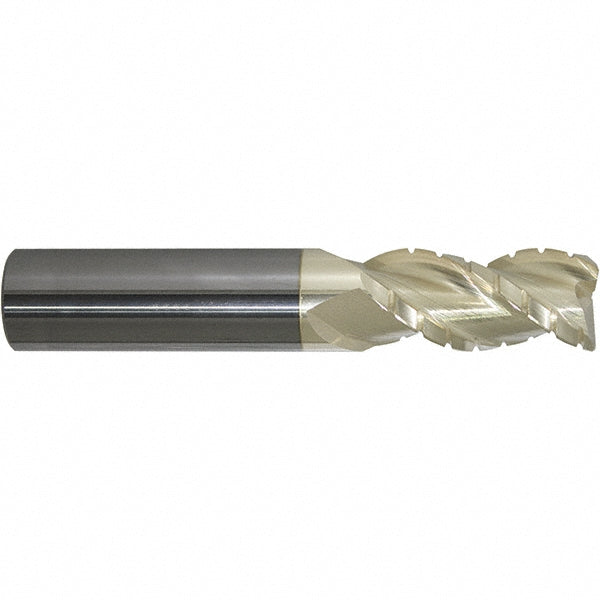 ProMax 119-04846 Roughing & Finishing End Mill 3/4" Dia, 3 Flutes, 0.03" Corner Radius, Corner Radius End, Solid Carbide