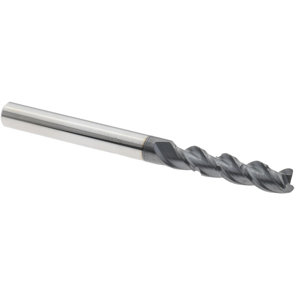ProMax 119-00814 Roughing & Finishing End Mill 1/8" Dia, 3 Flutes, 0.01" Corner Radius, Corner Radius End, Solid Carbide
