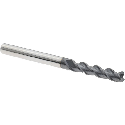 ProMax 119-00814 Roughing & Finishing End Mill 1/8" Dia, 3 Flutes, 0.01" Corner Radius, Corner Radius End, Solid Carbide