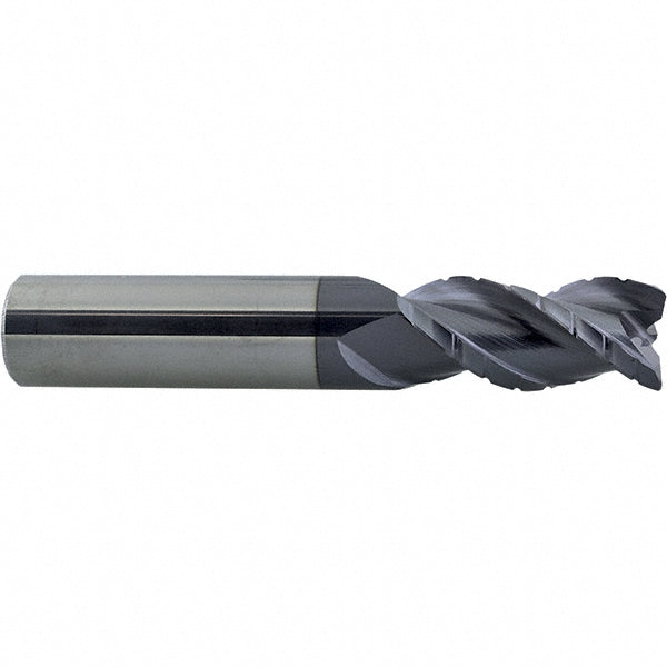 ProMax 119-01224 Roughing & Finishing End Mill 3/16" Dia, 3 Flutes, 0.01" Corner Radius, Corner Radius End, Solid Carbide
