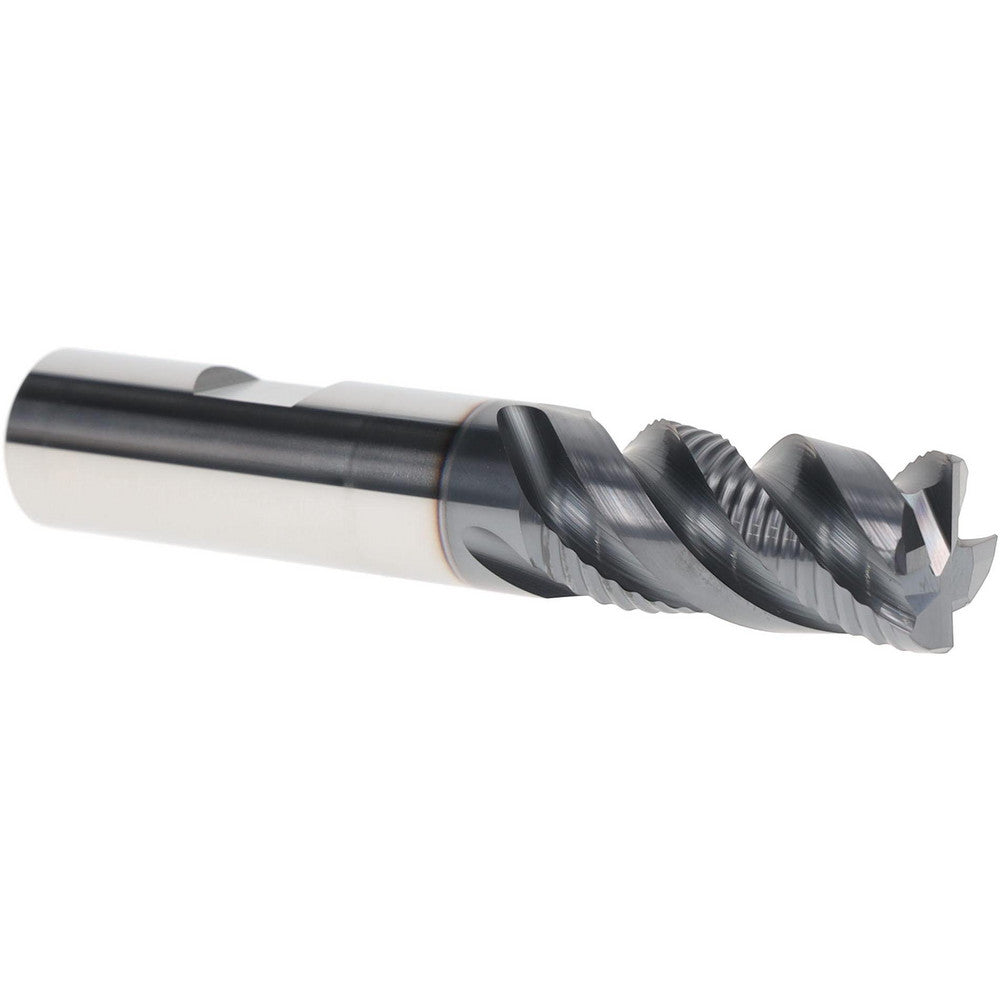 Iscar 5622231 Roughing & Finishing End Mill 5/8" Dia, 4 Flute, Corner Chamfer End, Solid Carbide