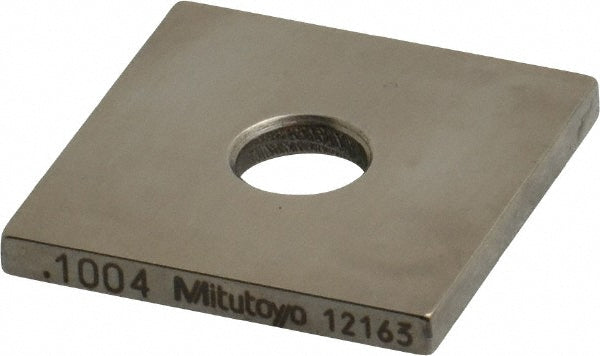 Mitutoyo 614124-531 Square Steel Gage Block 0.1004", Grade 0