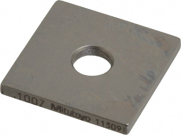 Mitutoyo 614127-531 Square Steel Gage Block 0.1007", Grade 0