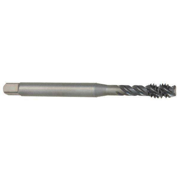 OSG 2244401 Spiral Flute Tap 1-8, UNC, 4 Flute, Modified Bottoming Chamfer, 2B Class of Fit, Vanadium High-Speed Steel, Oxide Finish