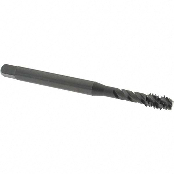 OSG 2230001 Spiral Flute Tap 1/4-20, UNC, 3 Flute, Modified Bottoming Chamfer, 2B Class of Fit, Vanadium High-Speed Steel, Oxide Finish