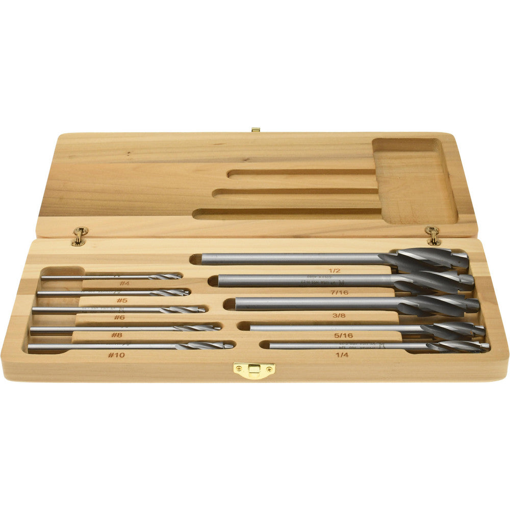 Yankee Corp. #303W #10 to #4 Wire Socket Head Cap Screw Compatible, High Speed Steel, Solid Pilot Counterbore Set
