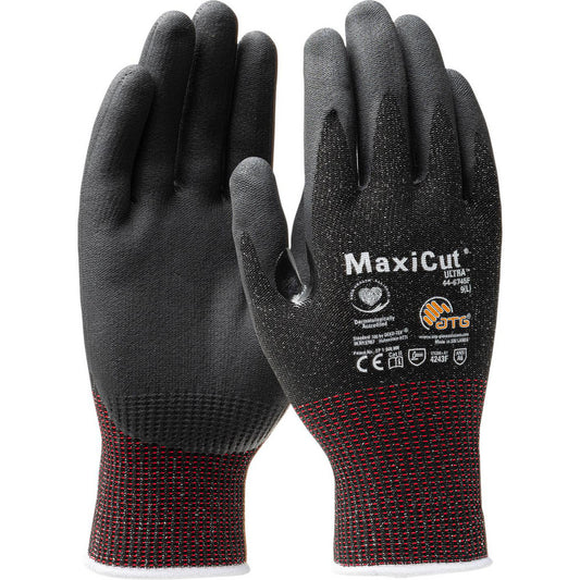 ATG 44-6745F/S Cut, Puncture & Abrasion-Resistant Gloves ATG MaxiCut® Ultra™ 44-6745F, Size Small, ANSI Cut A6, ANSI Puncture 3, Nitrile, Engineered Yarn