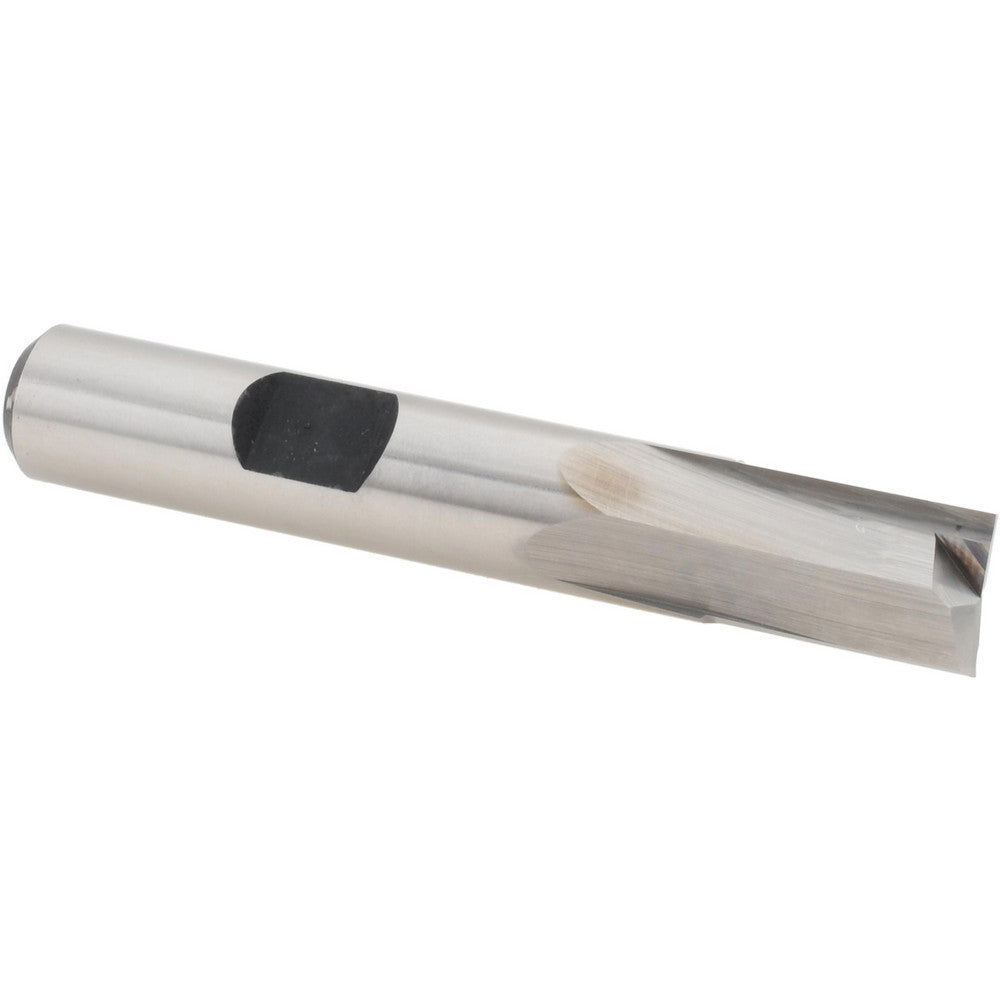 Hertel GG99915662 3/8" Diam, 9/16" LOC, 2 Flute High Speed Steel Keyway End Mill