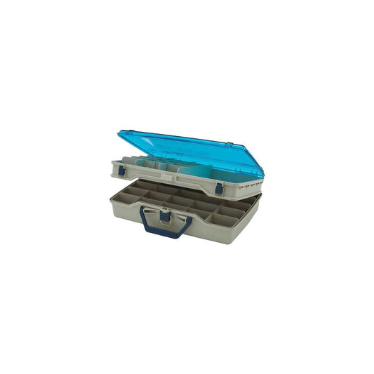 Plano Molding 115503 Small Parts Boxes & Organizers Product Type Compartment Box Organizer Parts Box Small Parts Organizer Utility Box  Lock Type Latch  Width (Inch) 12  Depth (Inch) 17  Number of Dividers 27  Height (Inch) 5