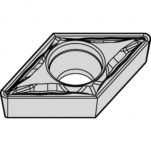 Kennametal 3769431 Turning Insert DCMT32505FP KCU25, Carbide