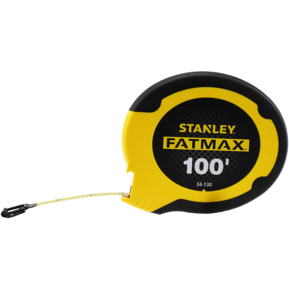 Stanley 34-130 Tape Measure 100' Long, 3/8" Width, Yellow Blade