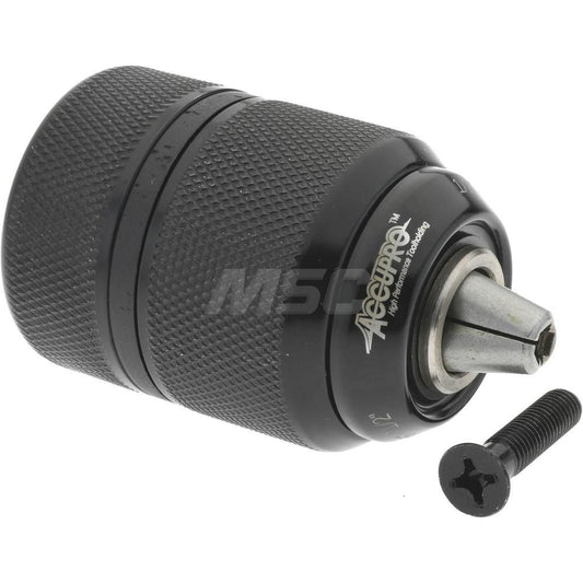Accupro CPM1310000MSC Drill Chuck 1/16 to 1/2" Capacity, Threaded Mount, 1/2-20 in