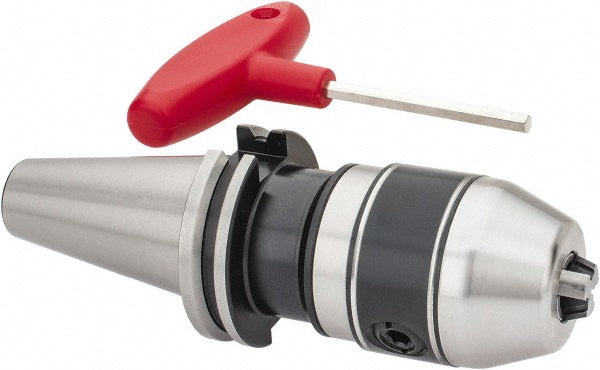 Accupro HX01340400MSC Drill Chuck 1/32 to 1/2" Capacity, Integral Shank Mount, CAT40